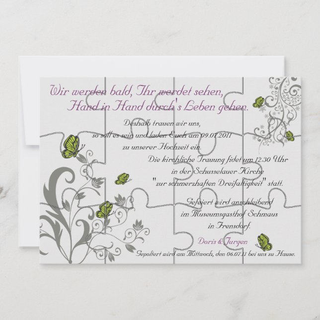 Carte-puzzle spéciale "Mock" - 12 pièces (Devant)