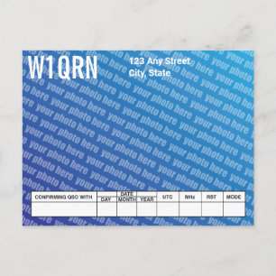 Carte QSL Ajouter votre propre photo