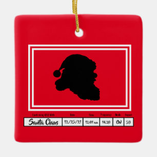 Carte QSL Ham Radio Ornement de Noël