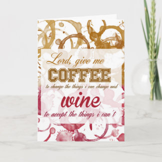 Carte Qualité Vin et Café