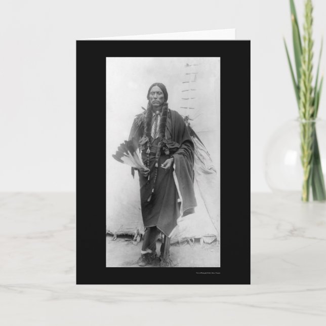 Carte Quanah Parker, chef indien 1909 de Comanche (Devant)
