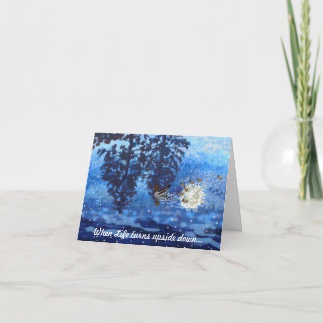 Carte Quand la vie tourne à l'envers (Devant)