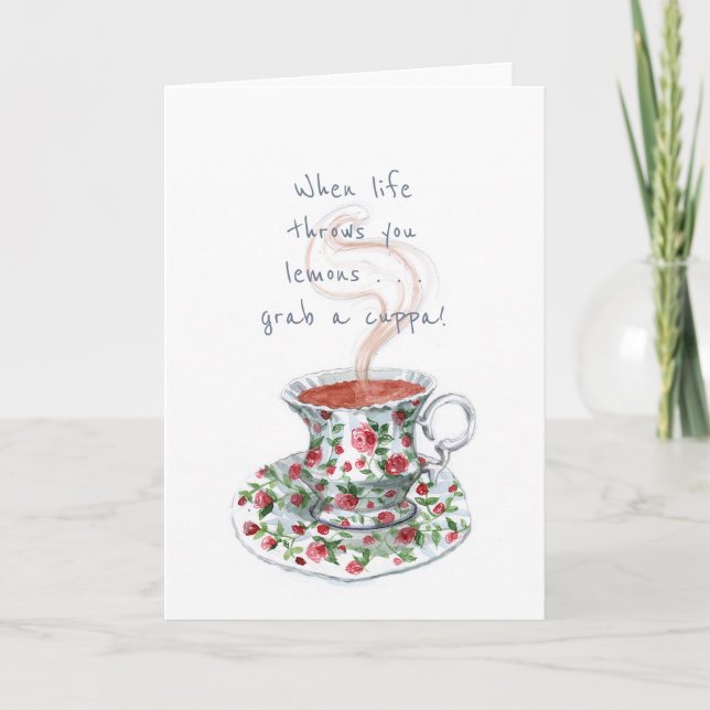 Carte Quand la vie vous donne des citrons . . . Slogan d (Devant)