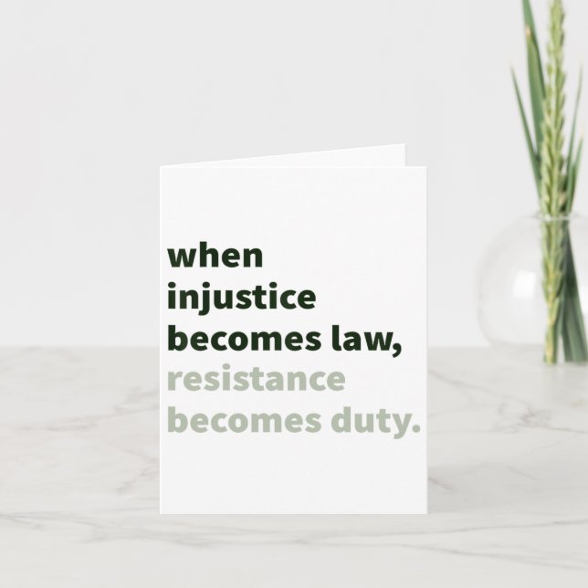 Carte Quand l'injustice devient loi - la résistance devi (Devant)