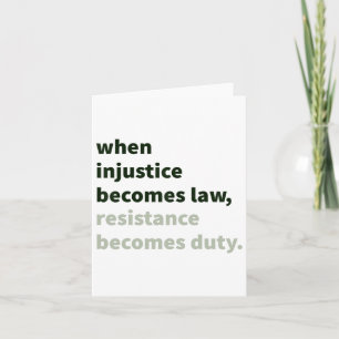 Carte Quand l'injustice devient loi - la résistance devi
