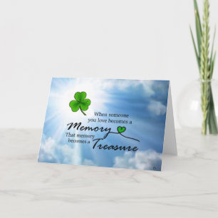 Carte Quand quelqu'un que vous êtes seul, Shamrock