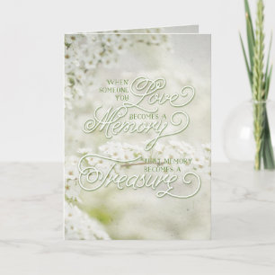 Carte Quand un être cher devient un précieux souvenir