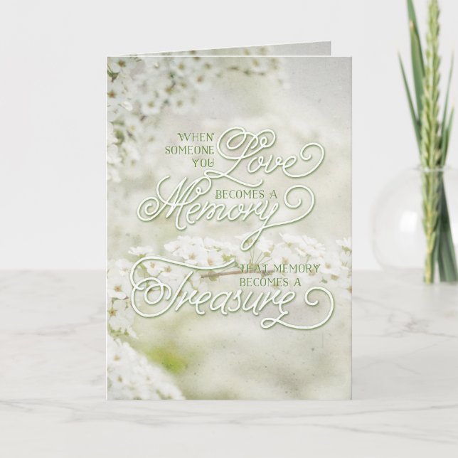Carte Quand une personne aimée devient un précieux souve (Devant)