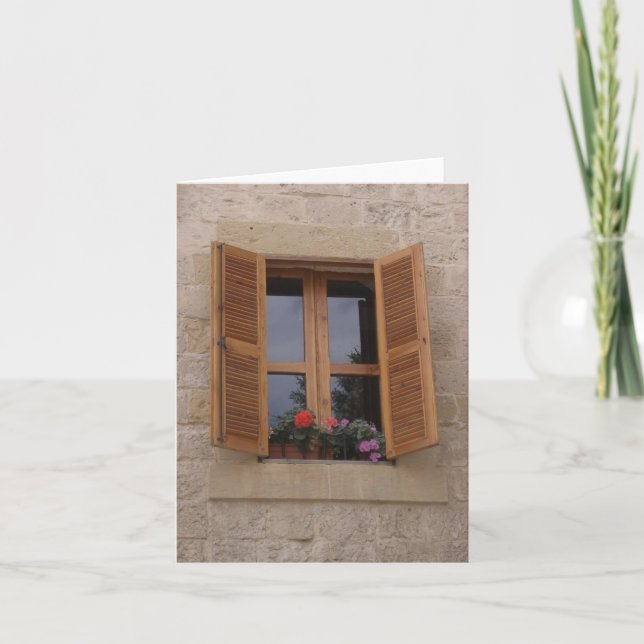 Carte Quand une porte se ferme une fenêtre s'ouvre (Devant)