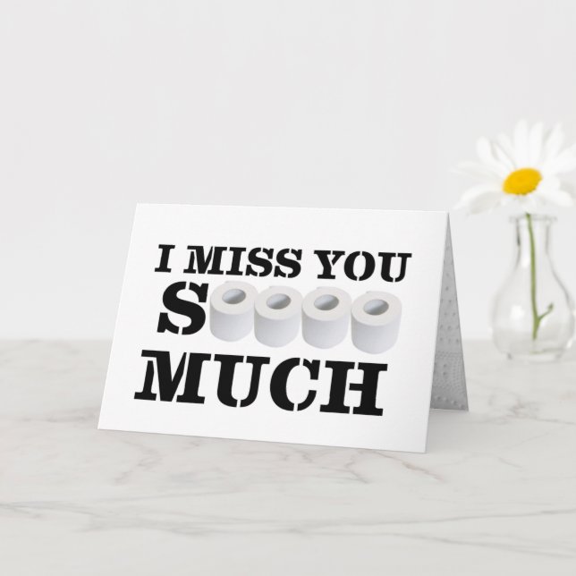 Carte Quarantine Greeting Card Funny (Petite plante)