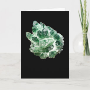 Carte Quartz Cristal de Roche Chlorite Personnalisé