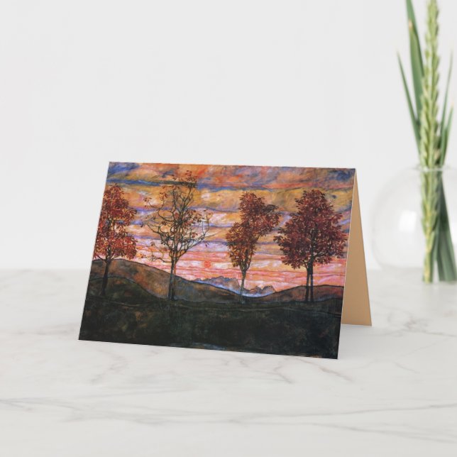 Carte Quatre arbres (Devant)