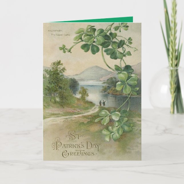 Carte Quatre feuilles Clover Killarney Mountain (Devant)