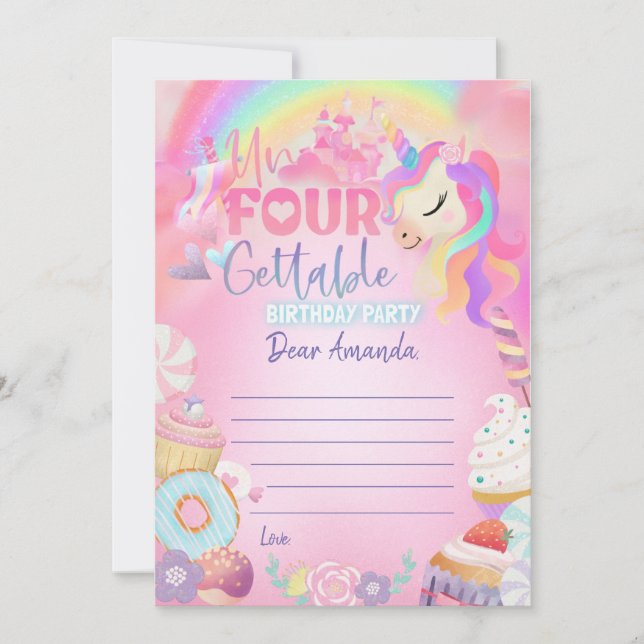 Carte quatre fois Sweet Time Capsule (Devant)