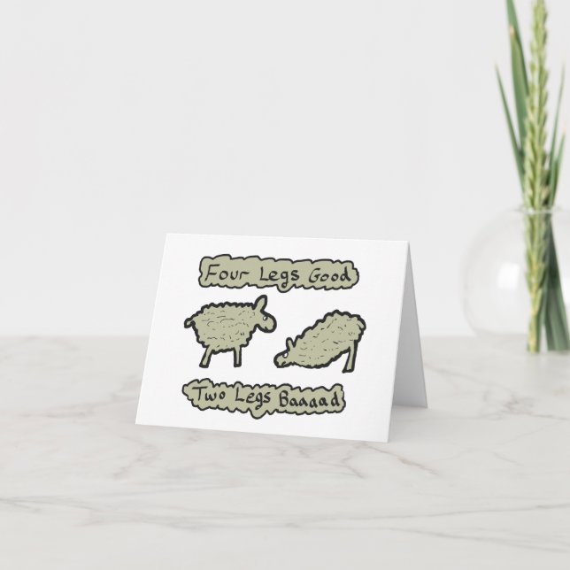 Carte Quatre pattes (Devant)
