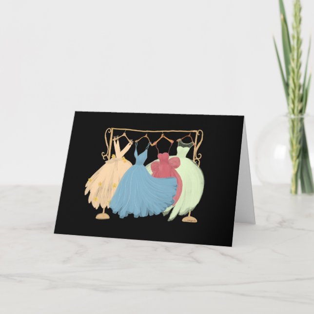 Carte Quatre Robes Convient À Une Princesse (Devant)