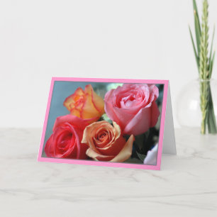 Carte "Quatre Roses"