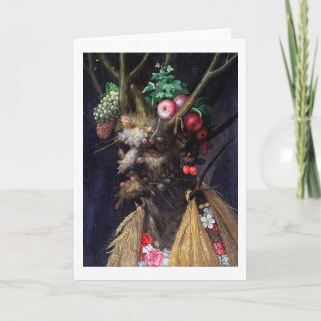 Carte Quatre saisons dans une tête, Arcimboldo (Devant)