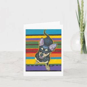 Carte Quatre sur le sol sur une Serape