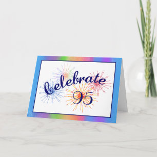 Carte quatre-vingt-quinzième Feux d'artifice