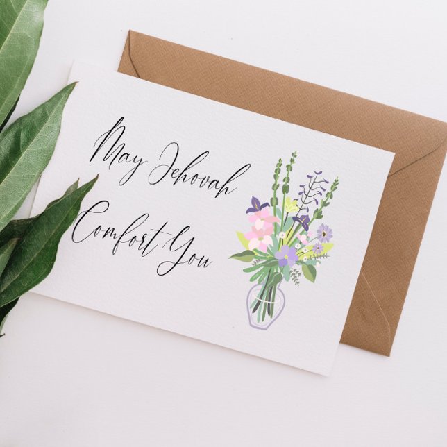 Carte  Que Jéhovah vous console  (Créateur téléchargé)