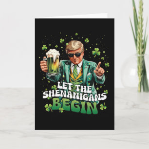 Carte Que les frasques commencent Trump St Patrick's Day