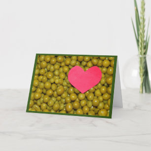 Carte Que les pois soient sur terre