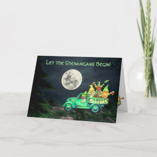 Carte Que les Shenanigans commencent la Saint Patrick