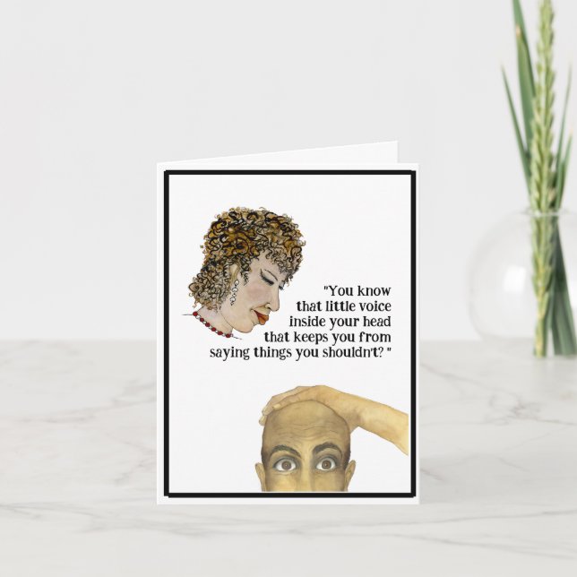 Carte Que 'Lil Voix Dans Votre Tête (Devant)