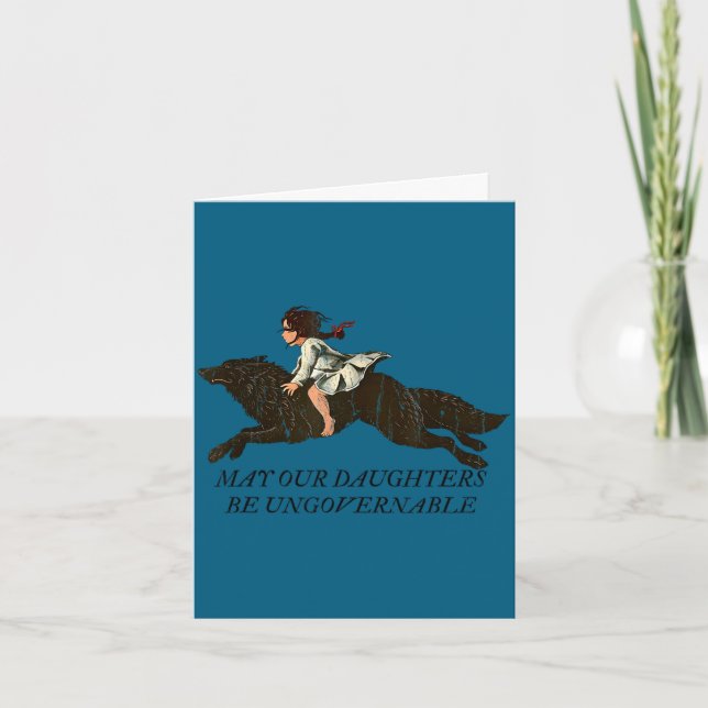 Carte Que nos filles soient ingouvernables  (Devant)