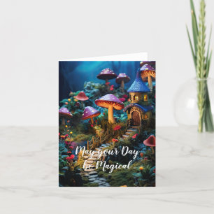 Carte Que votre journée soit magique - Jardin de fées