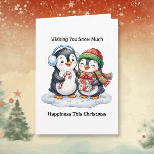 Carte Que votre Noël soit joyeux et confortable Petits p