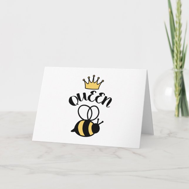 Carte Queen Bumble Bee (Devant)