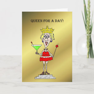 Carte Queen For A Day Happy Mother's Day Card