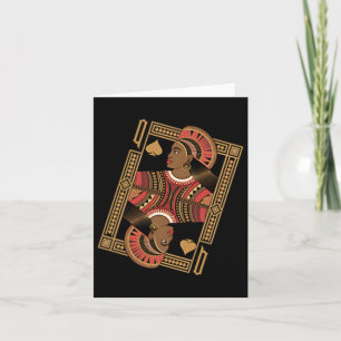 Carte Queen Of Spades Poker Card Afro American Black Son