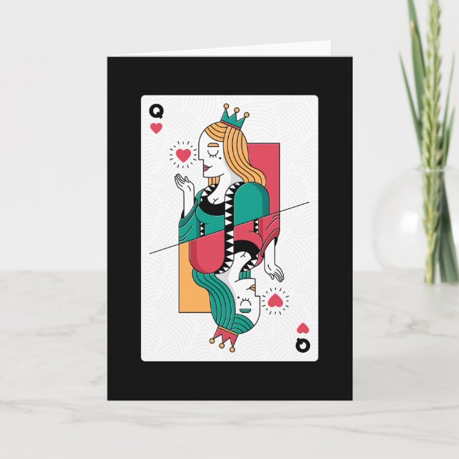 Carte Queen Poker (Devant)