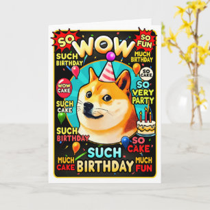 Carte Quel Anniversaire De Chien, Si Amusant, Beaucoup D