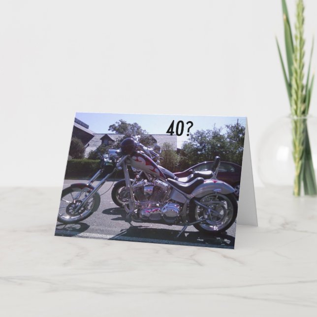 Carte QUELLE BALADE IL A ÉTÉ-40ème ANNIVERSAIRE (Devant)