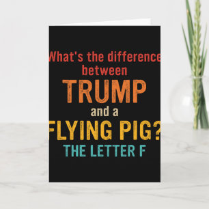 Carte Quelle est la différence entre Trump et un P volan