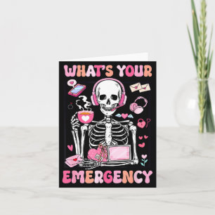 Carte Quelle est votre urgence Saint-Valentin 911 Opérat