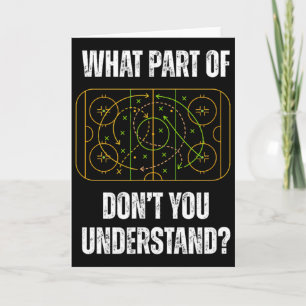 Carte Quelle partie du hockey ne comprenez-vous pas Funn