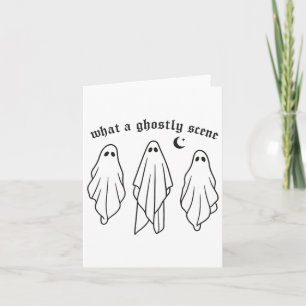 Carte Quelle Scène Géante Automne Retro Halloween Saison