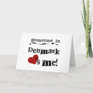 Carte Quelqu'un au Danemark m'aime