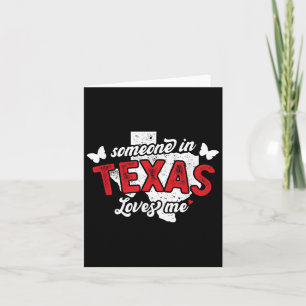 Carte Quelqu'un au Texas m'aime pour une relation à dist