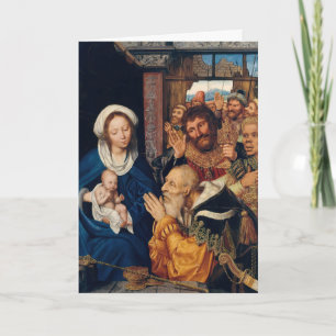Carte Quentin Matsys - L'Adoration du Magi