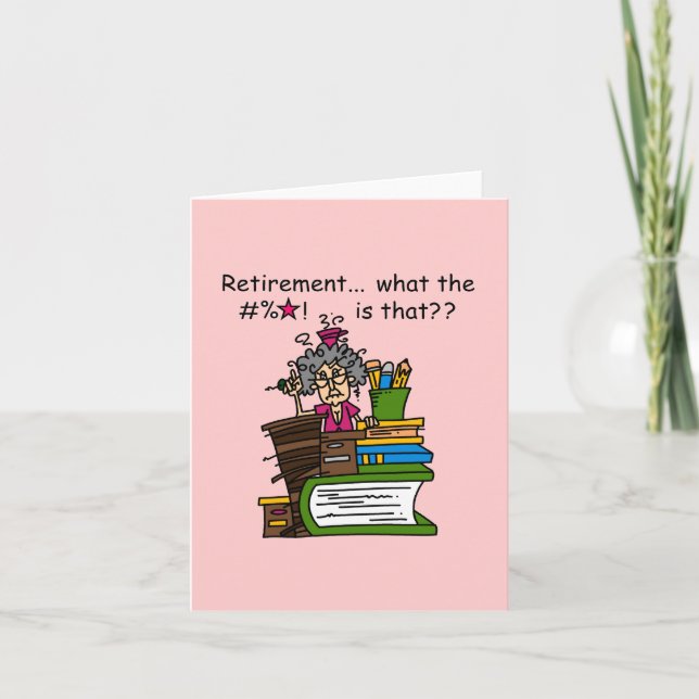 Carte Qu'est-ce que l'Humour de retraite (Devant)