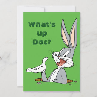 Carte QU'EST-CE QU'IL SE PASSE DOC?™ BUGS BUNNY™ Terrier