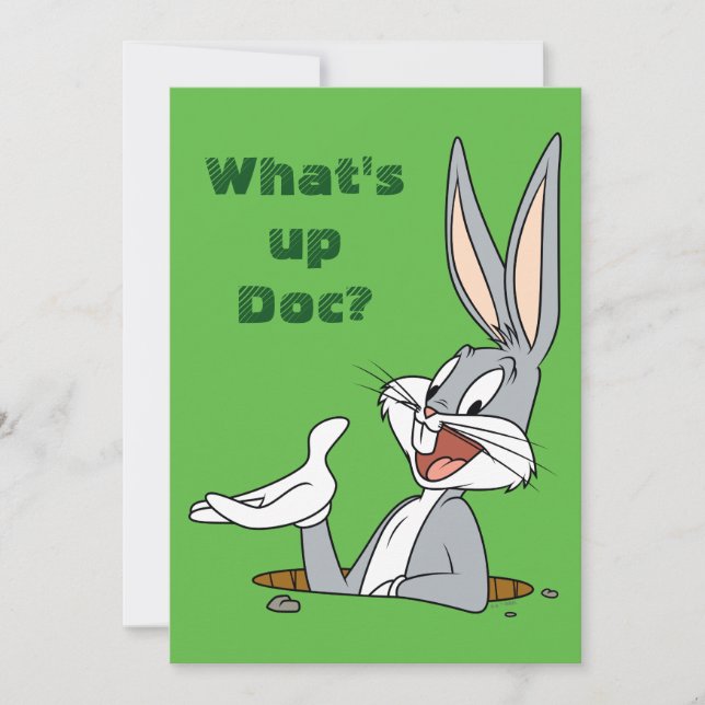 Carte QU'EST-CE QU'IL SE PASSE DOC?™ BUGS BUNNY™ Terrier (Devant)