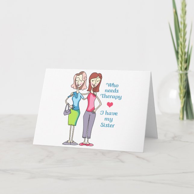 Carte Qui a besoin de thérapie (Devant)
