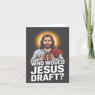 Carte Qui drafterait Jésus Drôle de football fantastique